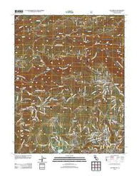 Columbia SE California Historical topographic map, 1:24000 scale, 7.5 X 7.5 Minute, Year 2012