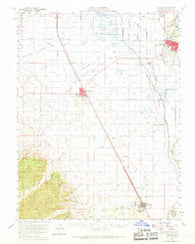 Colusa California Historical topographic map, 1:62500 scale, 15 X 15 Minute, Year 1953