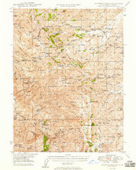Colyear Springs California Historical topographic map, 1:62500 scale, 15 X 15 Minute, Year 1949