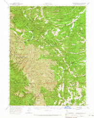 Colyear Springs California Historical topographic map, 1:62500 scale, 15 X 15 Minute, Year 1957