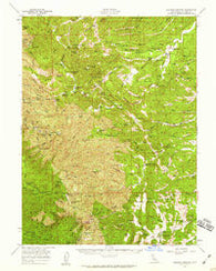 Colyear Springs California Historical topographic map, 1:62500 scale, 15 X 15 Minute, Year 1957