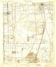 Compton California Historical topographic map, 1:24000 scale, 7.5 X 7.5 Minute, Year 1930