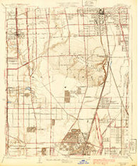 Compton California Historical topographic map, 1:24000 scale, 7.5 X 7.5 Minute, Year 1930