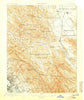 Concord California Historical topographic map, 1:62500 scale, 15 X 15 Minute, Year 1897