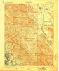 Concord California Historical topographic map, 1:62500 scale, 15 X 15 Minute, Year 1897
