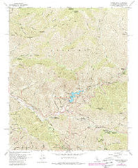 Condor Peak California Historical topographic map, 1:24000 scale, 7.5 X 7.5 Minute, Year 1959