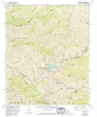 Condor Peak California Historical topographic map, 1:24000 scale, 7.5 X 7.5 Minute, Year 1959