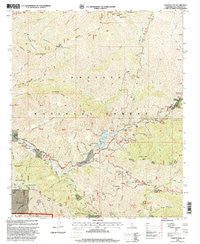 Condor Peak California Historical topographic map, 1:24000 scale, 7.5 X 7.5 Minute, Year 1995