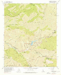 Condor Peak California Historical topographic map, 1:24000 scale, 7.5 X 7.5 Minute, Year 1959