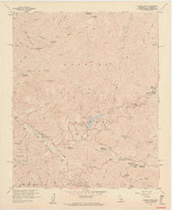 Condor Peak California Historical topographic map, 1:24000 scale, 7.5 X 7.5 Minute, Year 1959