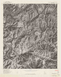 Condor Peak California Historical topographic map, 1:24000 scale, 7.5 X 7.5 Minute, Year 1976