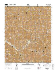 Condor Peak California Current topographic map, 1:24000 scale, 7.5 X 7.5 Minute, Year 2015
