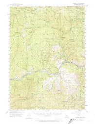 Condrey Mtn California Historical topographic map, 1:62500 scale, 15 X 15 Minute, Year 1955