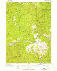Condrey Mtn California Historical topographic map, 1:62500 scale, 15 X 15 Minute, Year 1955