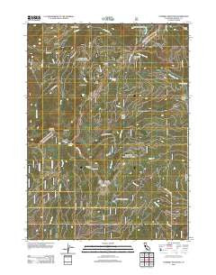 Condrey Mountain California Historical topographic map, 1:24000 scale, 7.5 X 7.5 Minute, Year 2012