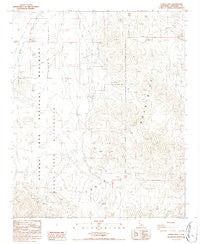 Conejo Well California Historical topographic map, 1:24000 scale, 7.5 X 7.5 Minute, Year 1986