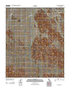 Conejo Well California Historical topographic map, 1:24000 scale, 7.5 X 7.5 Minute, Year 2012