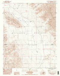 Confidence Hills East California Historical topographic map, 1:24000 scale, 7.5 X 7.5 Minute, Year 1984