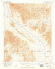 Confidence Hills California Historical topographic map, 1:62500 scale, 15 X 15 Minute, Year 1950