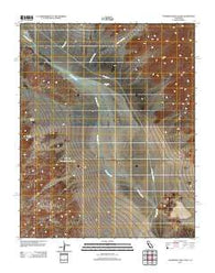 Confidence Hills East California Historical topographic map, 1:24000 scale, 7.5 X 7.5 Minute, Year 2012