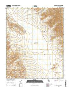 Confidence Hills East California Current topographic map, 1:24000 scale, 7.5 X 7.5 Minute, Year 2015