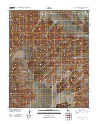 Confidence Hills West California Historical topographic map, 1:24000 scale, 7.5 X 7.5 Minute, Year 2012