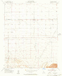 Conner SW California Historical topographic map, 1:24000 scale, 7.5 X 7.5 Minute, Year 1955