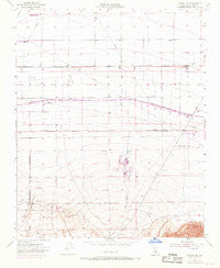Conner SW California Historical topographic map, 1:24000 scale, 7.5 X 7.5 Minute, Year 1955