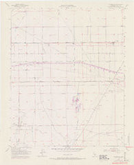 Conner SW California Historical topographic map, 1:24000 scale, 7.5 X 7.5 Minute, Year 1955
