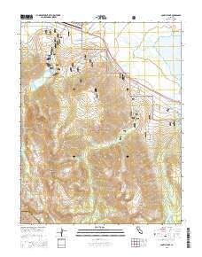 Convict Lake California Current topographic map, 1:24000 scale, 7.5 X 7.5 Minute, Year 2015