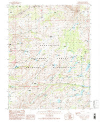 Cooper Peak California Historical topographic map, 1:24000 scale, 7.5 X 7.5 Minute, Year 1990