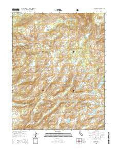 Cooper Peak California Current topographic map, 1:24000 scale, 7.5 X 7.5 Minute, Year 2015