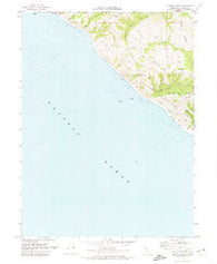 Cooskie Creek California Historical topographic map, 1:24000 scale, 7.5 X 7.5 Minute, Year 1969