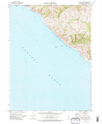 Cooskie Creek California Historical topographic map, 1:24000 scale, 7.5 X 7.5 Minute, Year 1969