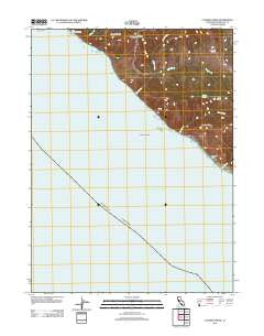 Cooskie Creek California Historical topographic map, 1:24000 scale, 7.5 X 7.5 Minute, Year 2012