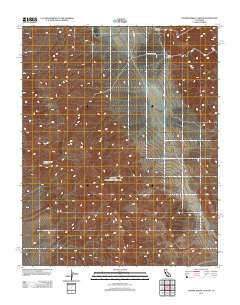 Copper Queen Canyon California Historical topographic map, 1:24000 scale, 7.5 X 7.5 Minute, Year 2012