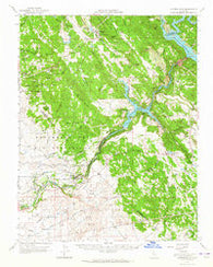 Copperopolis California Historical topographic map, 1:62500 scale, 15 X 15 Minute, Year 1962