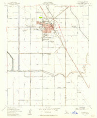 Corcoran California Historical topographic map, 1:24000 scale, 7.5 X 7.5 Minute, Year 1954
