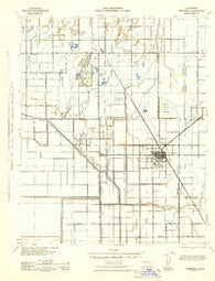 Corcoran California Historical topographic map, 1:62500 scale, 15 X 15 Minute, Year 1942