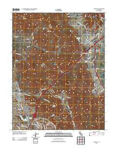 Cordelia California Historical topographic map, 1:24000 scale, 7.5 X 7.5 Minute, Year 2012