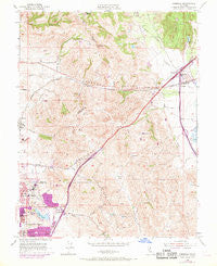 Cordelia California Historical topographic map, 1:24000 scale, 7.5 X 7.5 Minute, Year 1951