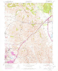 Cordelia California Historical topographic map, 1:24000 scale, 7.5 X 7.5 Minute, Year 1951