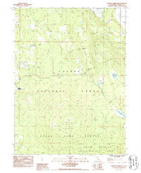Corders Reservoir California Historical topographic map, 1:24000 scale, 7.5 X 7.5 Minute, Year 1983