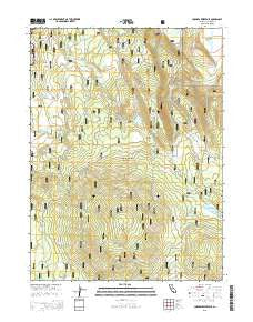 Corders Reservoir California Current topographic map, 1:24000 scale, 7.5 X 7.5 Minute, Year 2015