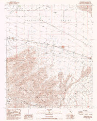 Corn Spring California Historical topographic map, 1:24000 scale, 7.5 X 7.5 Minute, Year 1986