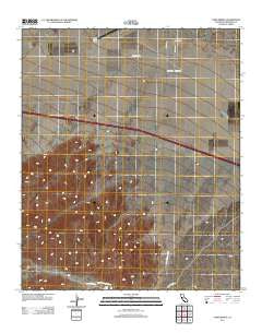 Corn Spring California Historical topographic map, 1:24000 scale, 7.5 X 7.5 Minute, Year 2012