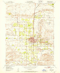 Corning California Historical topographic map, 1:24000 scale, 7.5 X 7.5 Minute, Year 1951