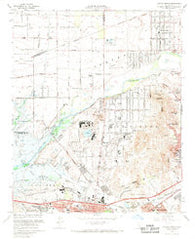 Corona North California Historical topographic map, 1:24000 scale, 7.5 X 7.5 Minute, Year 1967