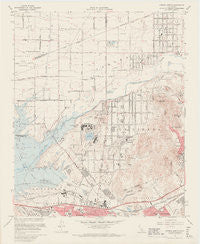 Corona North California Historical topographic map, 1:24000 scale, 7.5 X 7.5 Minute, Year 1967