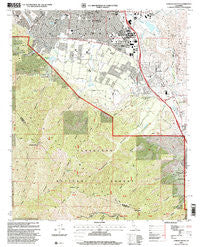 Corona South California Historical topographic map, 1:24000 scale, 7.5 X 7.5 Minute, Year 1997
